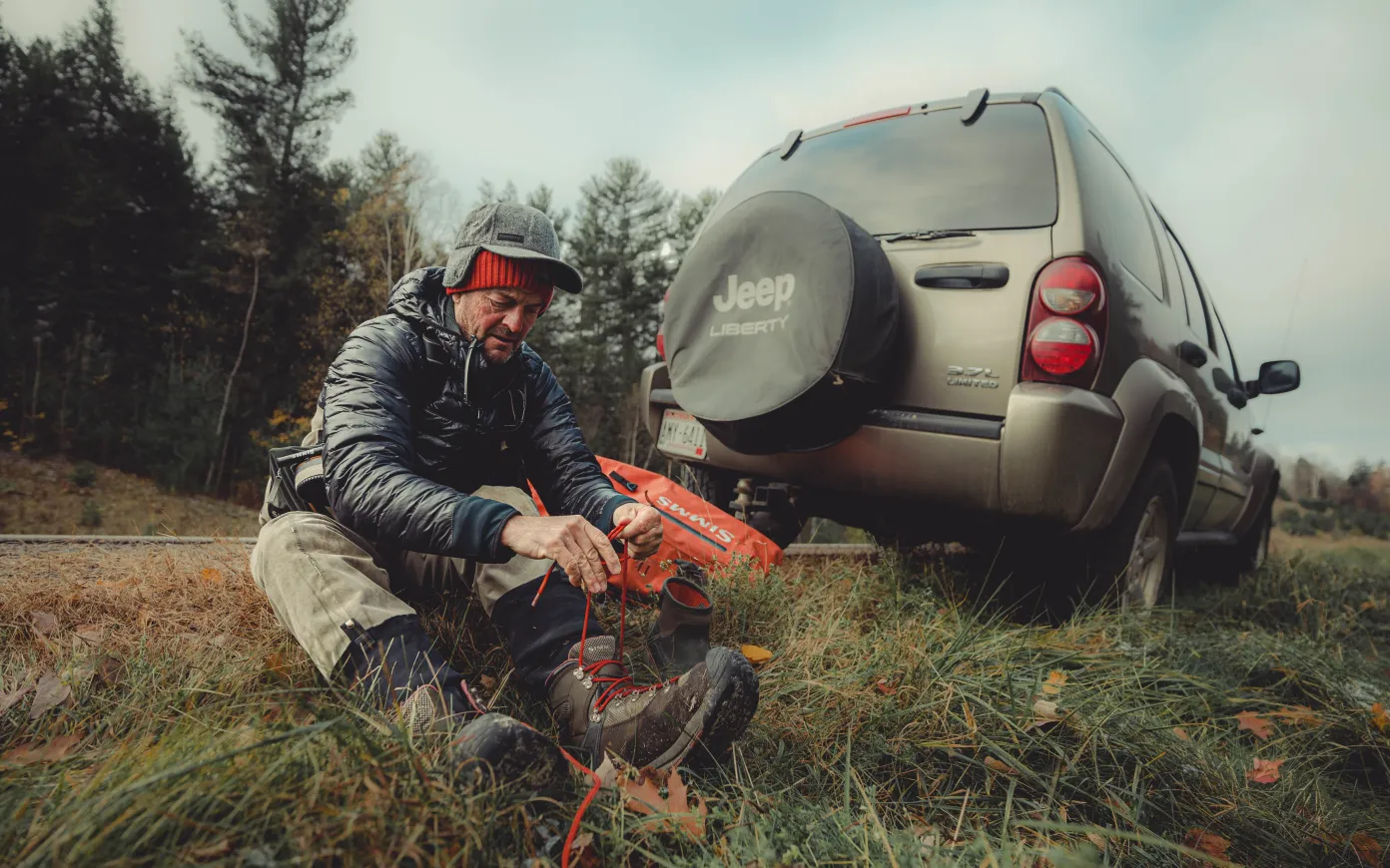 getting ready to fish 