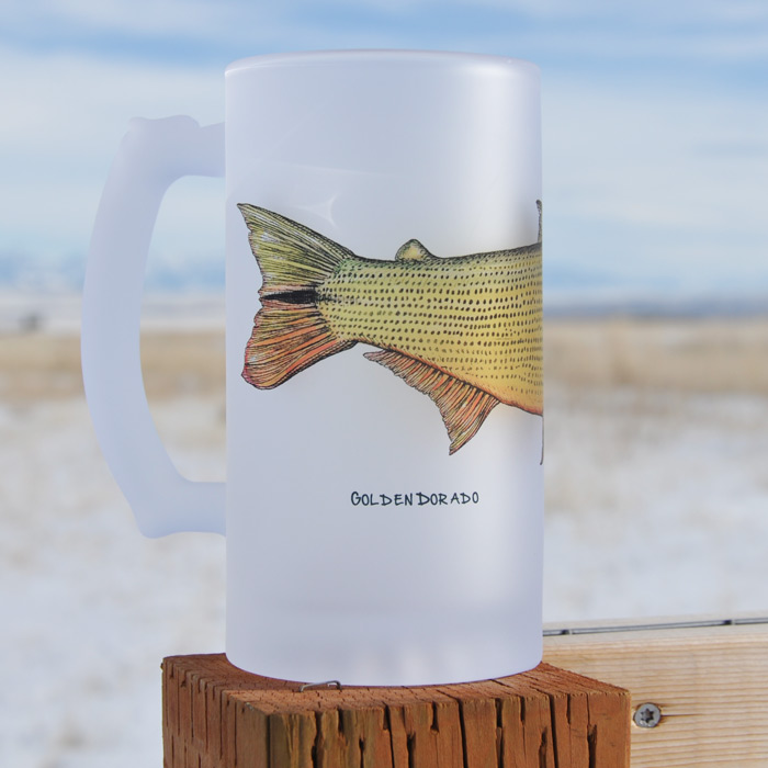 Golden Dorado | Frosted Mug | Jeff Currier - Image 2