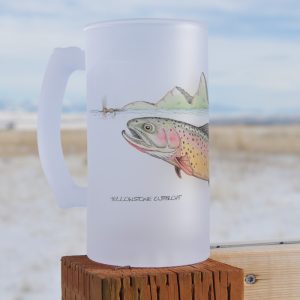 Swimming Cutthroat | Frosted Mug | Jeff Currier