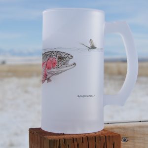 Swimming Rainbow Trout | Frosted Mug | Jeff Currier