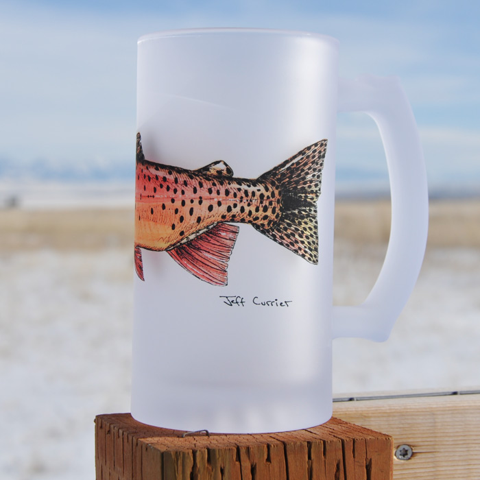 Yellowstone Cutthroat | Frosted Mug | Jeff Currier - Image 2