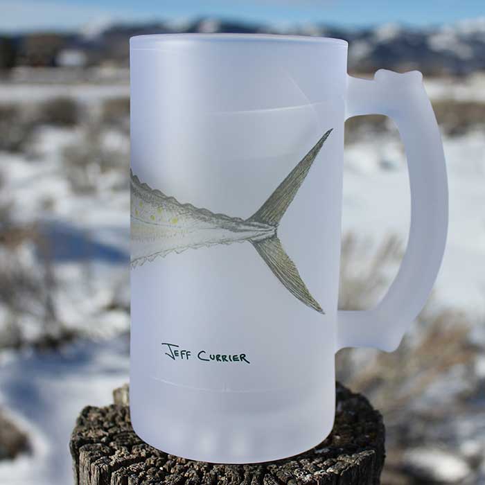 Spanish Mackerel | Frosted Mug | Jeff Currier - Image 2