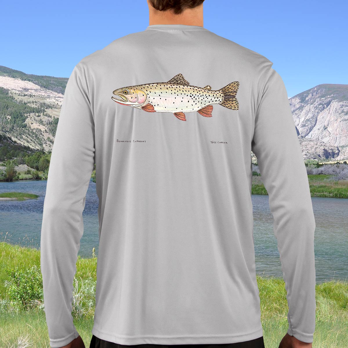 Bonneville Cutthroat | Solar Long Sleeve Shirt - Image 3