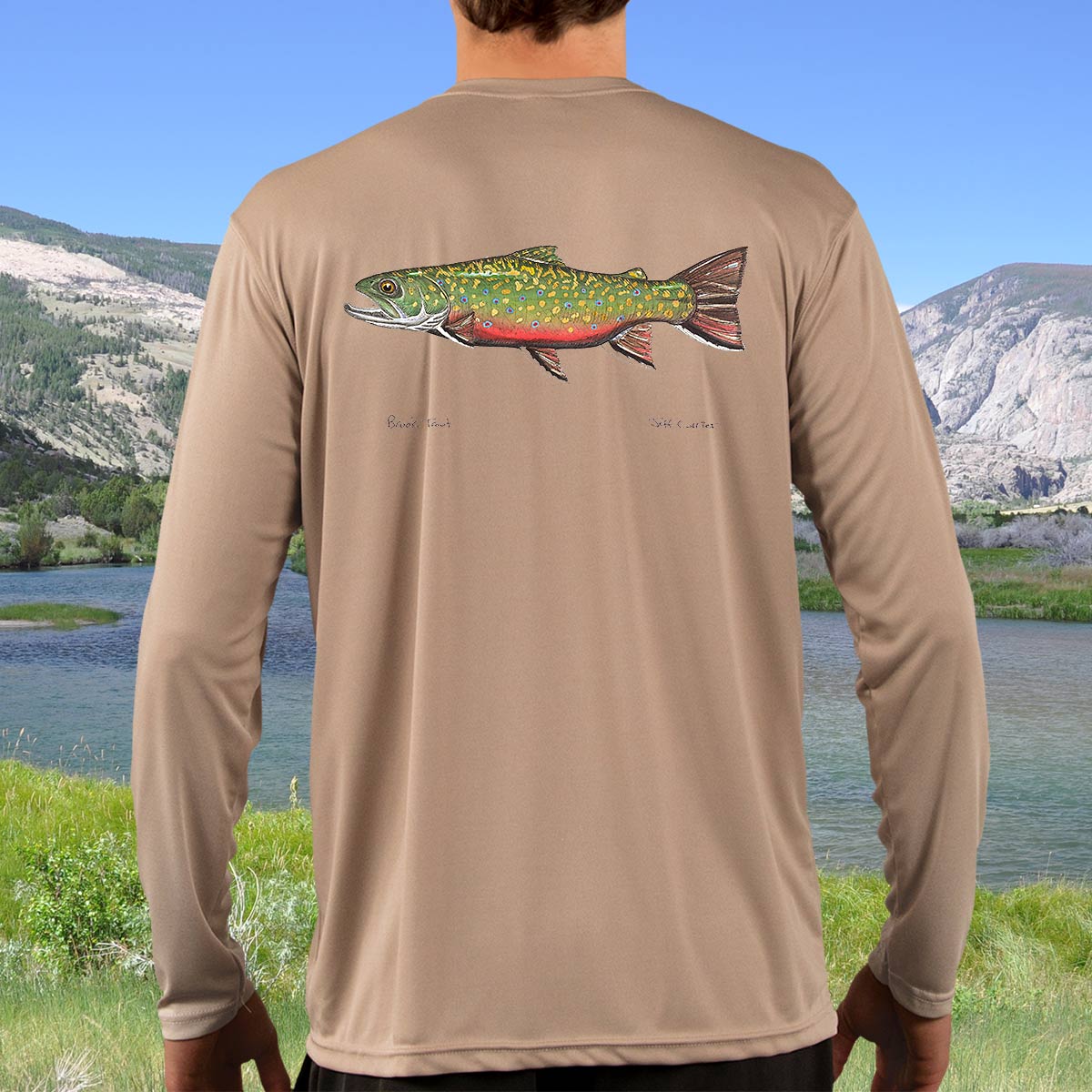 Brook Trout | Solar Long Sleeve Shirt - Image 5