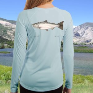 Chinook Salmon | Ladies Solar Long Sleeve Shirt