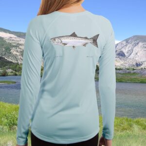 Coho Salmon | Ladies Solar Long Sleeve Shirt