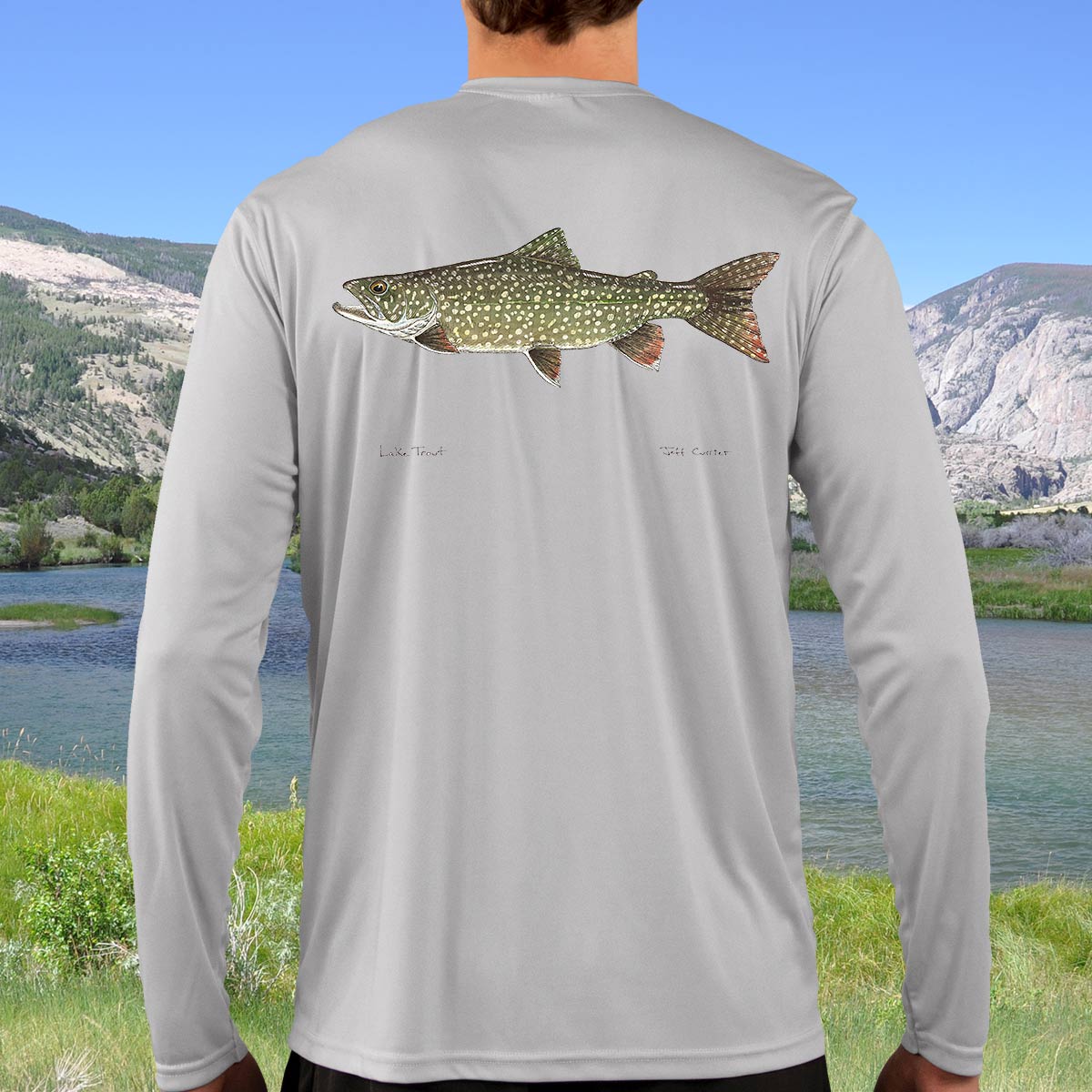 Lake Trout | Solar Long Sleeve Shirt - Image 3