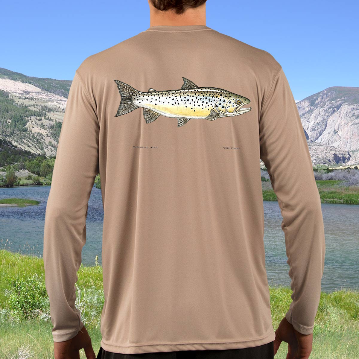Landlocked Salmon | Solar Long Sleeve Shirt - Image 4