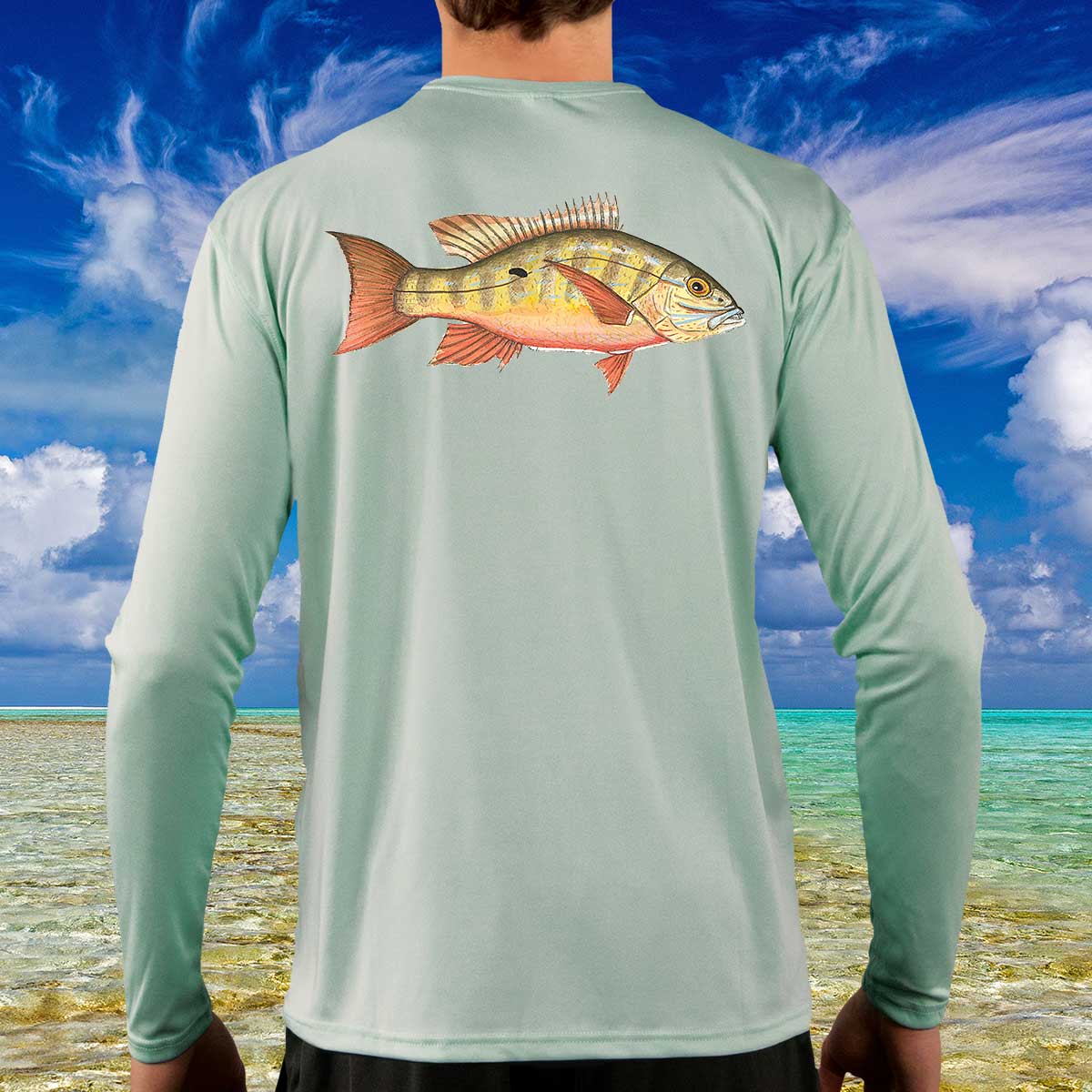 Mutton Snapper | Solar Long Sleeve Shirt - Image 3