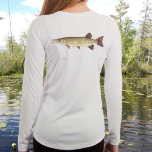 Spotted Muskellunge | Ladies Solar Long Sleeve Shirt
