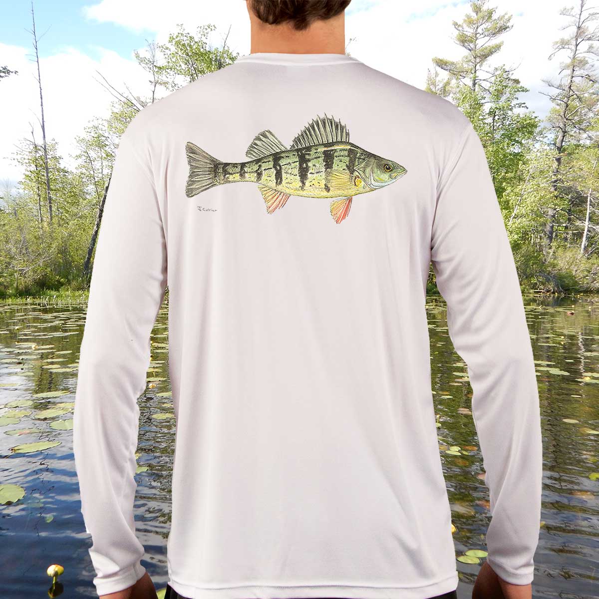 Yellow Perch | Solar Long Sleeve Shirt - Image 3