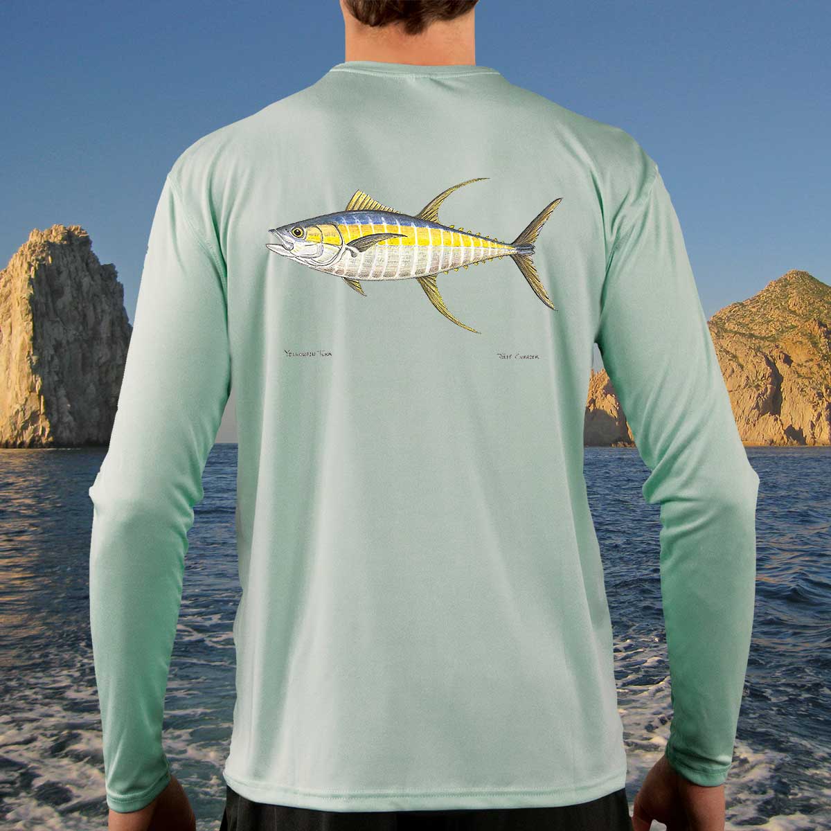 Yellowfin Tuna | Solar Long Sleeve Shirt - Image 3