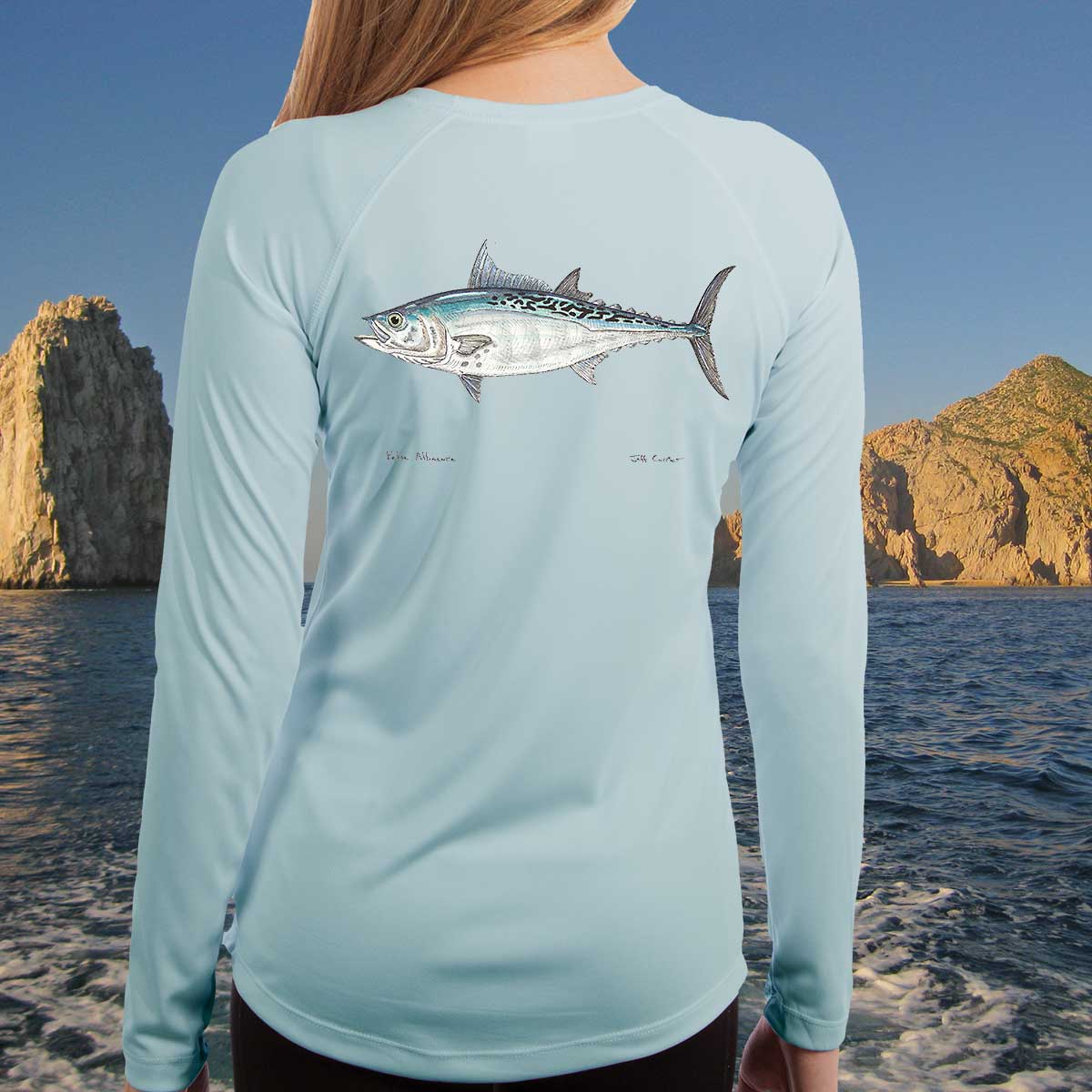False Albacore | Ladies Solar Long Sleeve Shirt - Image 3