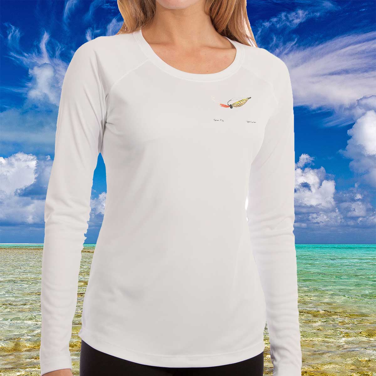 Redfish | Ladies Solar Long Sleeve Shirt - Image 2