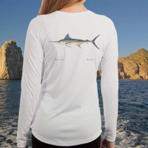 Striped Marlin | Ladies Solar Long Sleeve Shirt