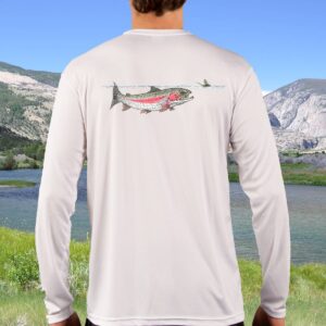 Swimming Rainbow Trout | Solar Long Sleeve Shirt