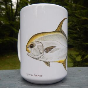 Yellow Permit | Coffee Mug | Jeff Currier