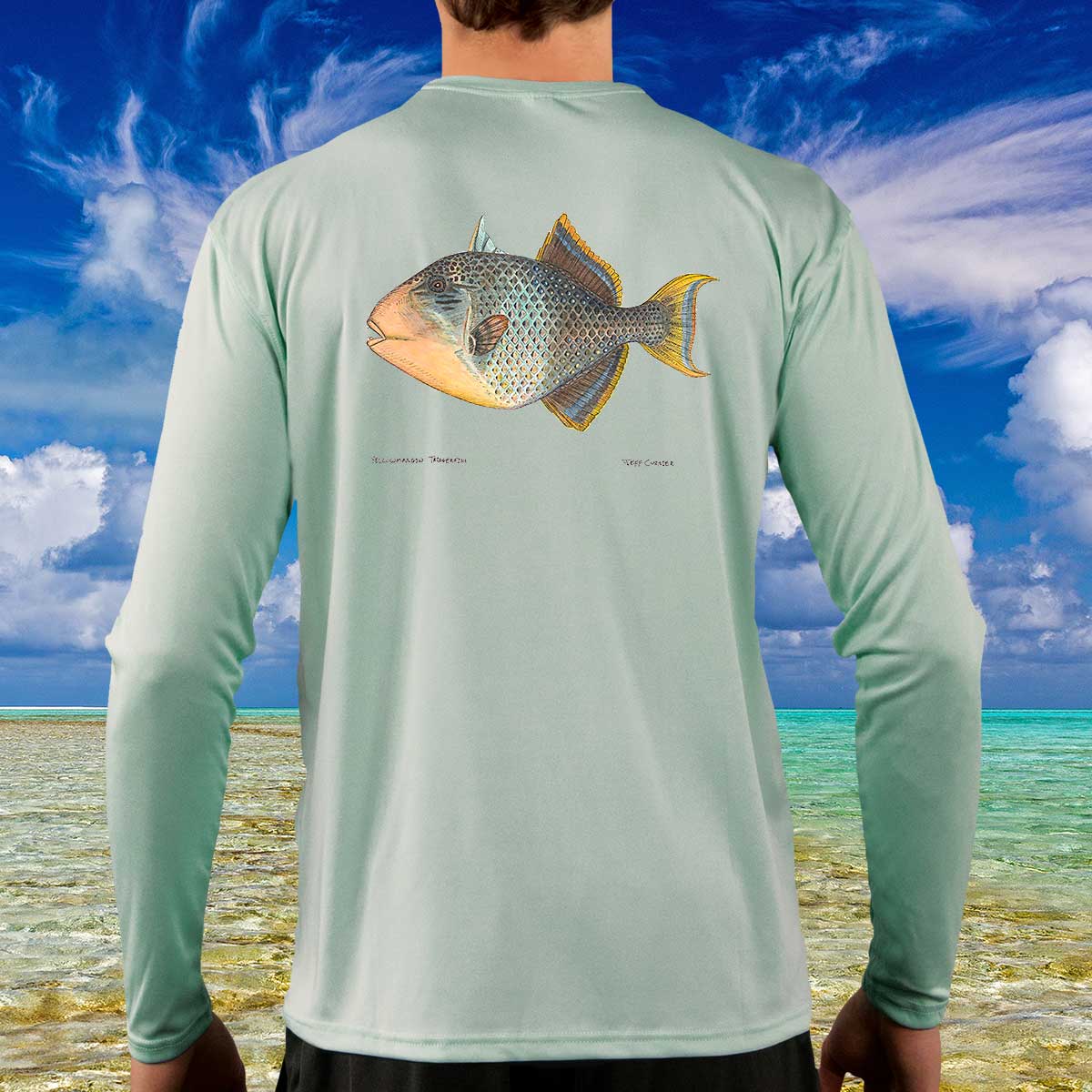 Yellowmargin Triggerfish | Solar Long Sleeve Shirt - Image 3