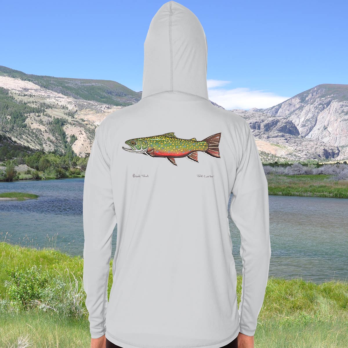Brook Trout | Solar Hoodie - Image 3