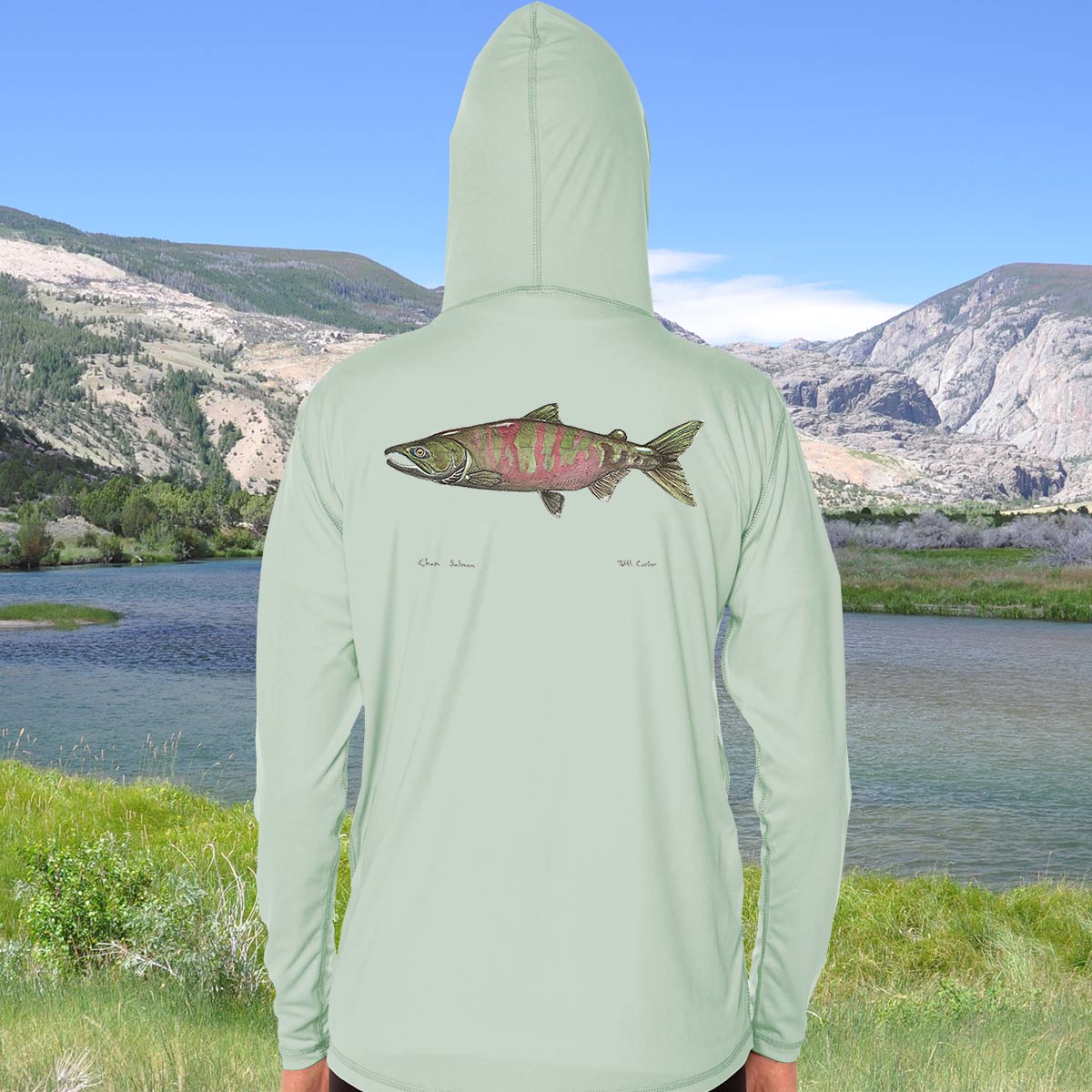 Chum Salmon | Solar Hoodie - Image 5