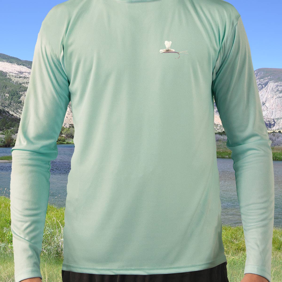 Swimming Brook Trout | Solar Hoodie - Image 6