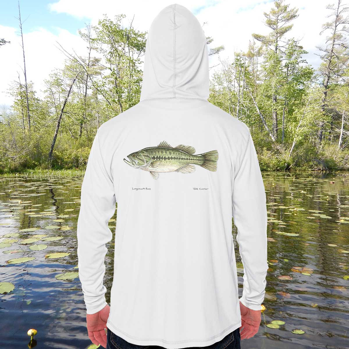 Largemouth Bass | Solar Hoodie - Image 3
