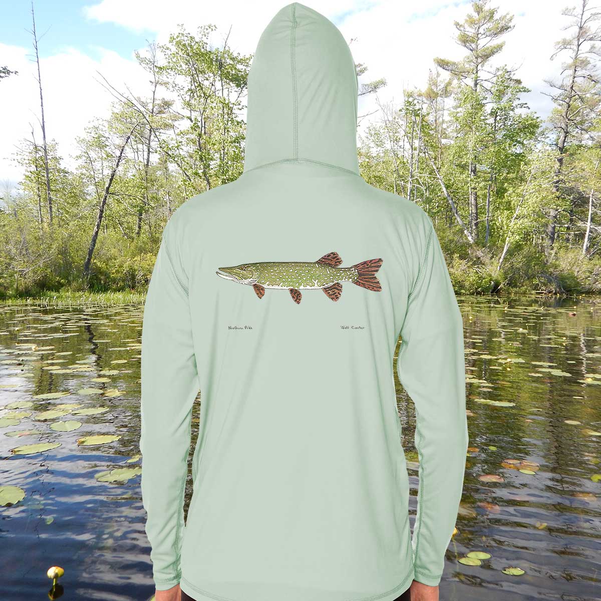 Northern Pike | Solar Hoodie - Image 5