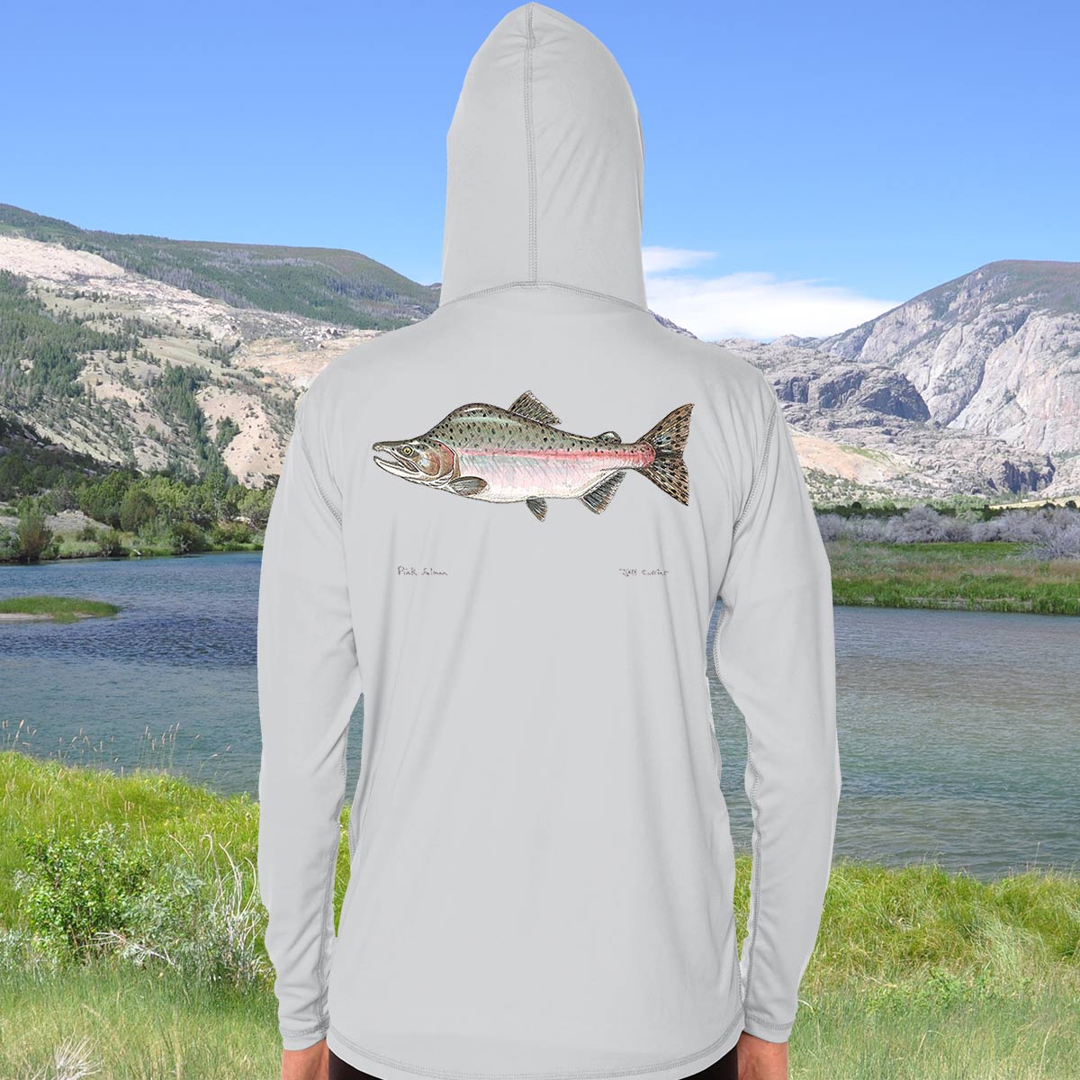 Pink Salmon | Solar Hoodie - Image 3