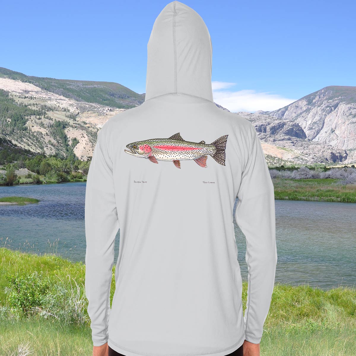 Rainbow Trout | Solar Hoodie - Image 3