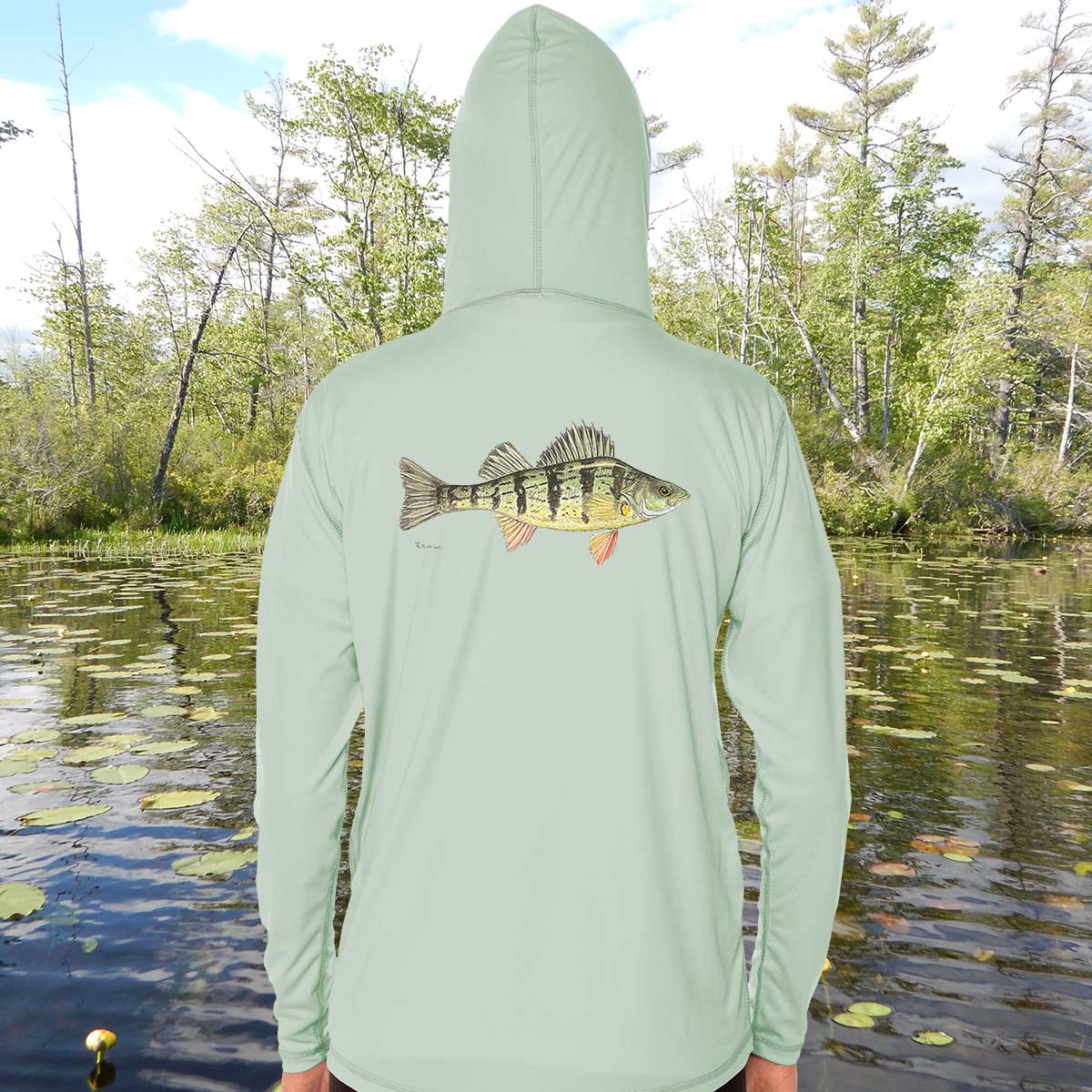 Yellow Perch | Solar Hoodie - Image 5
