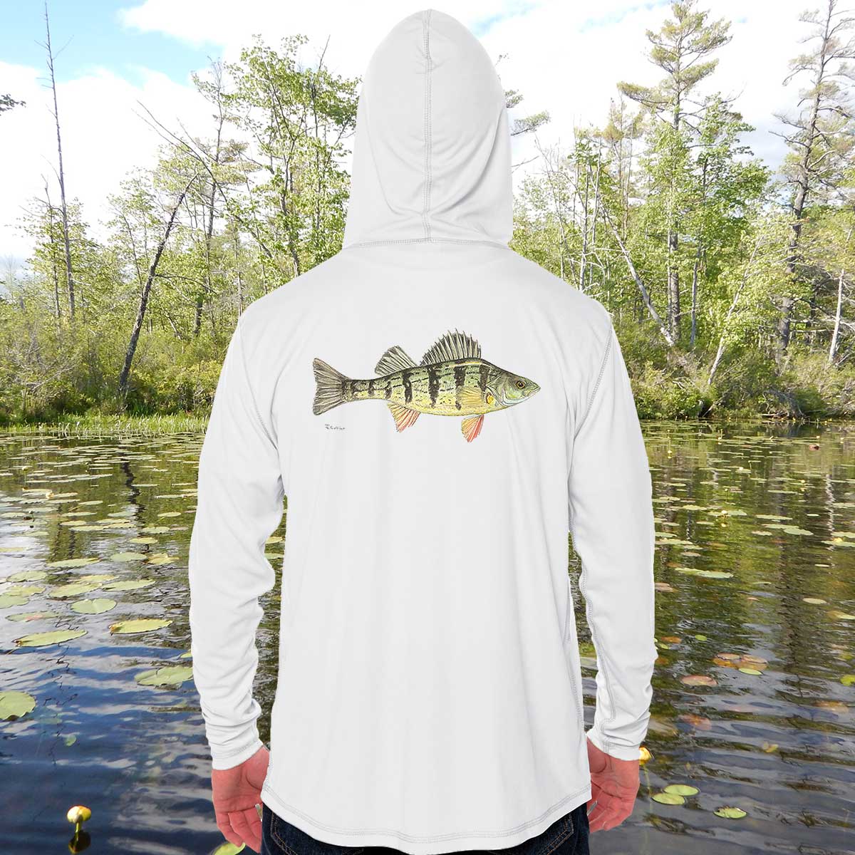 Yellow Perch | Solar Hoodie - Image 3