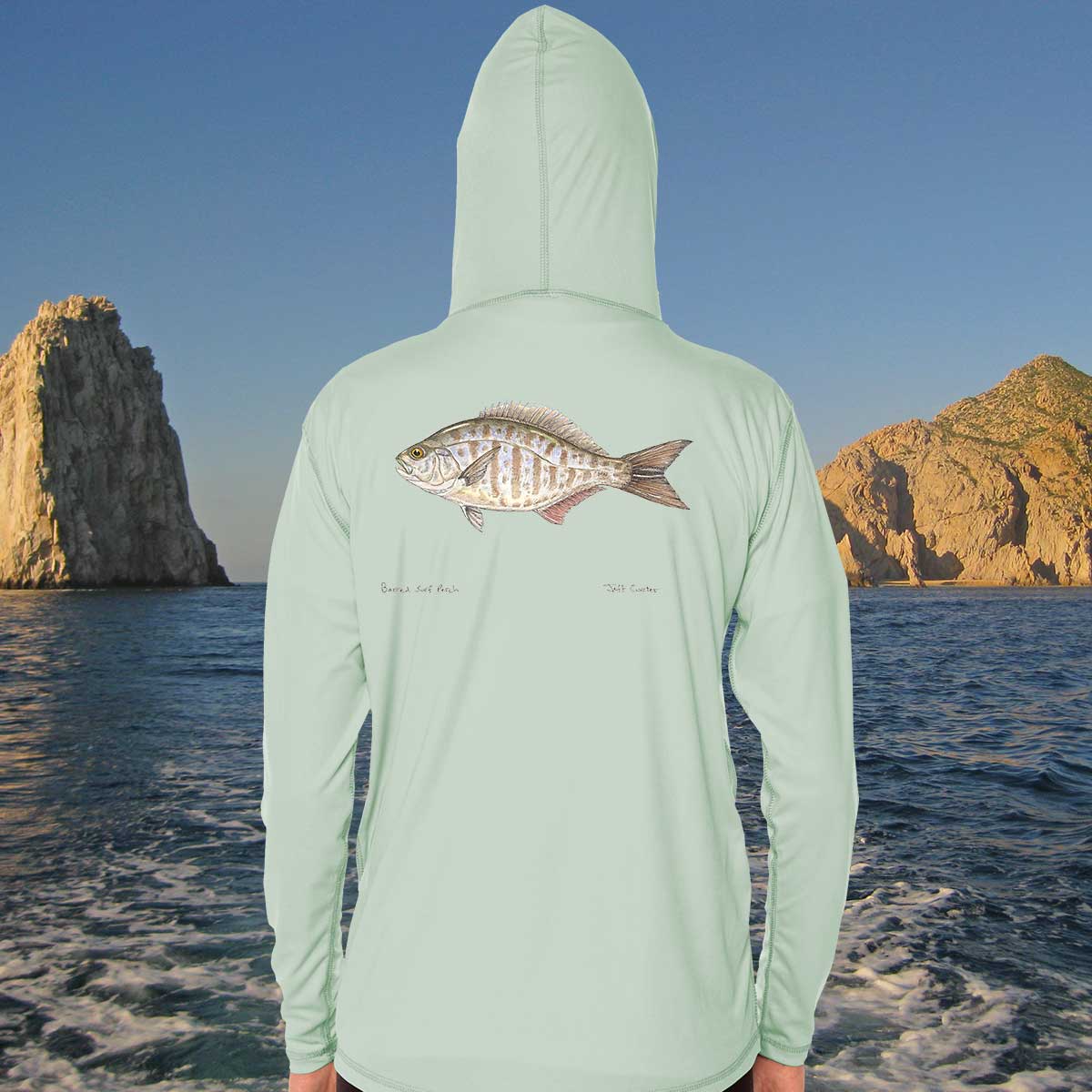Barred Surf Perch | Solar Hoodie - Image 3