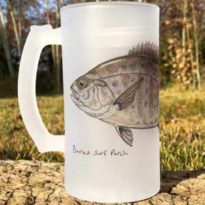 Barred Surf Perch | Frosted Mug | Jeff Currier