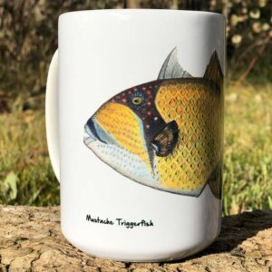Mustache Triggerfish | Coffee Mug | Jeff Currier