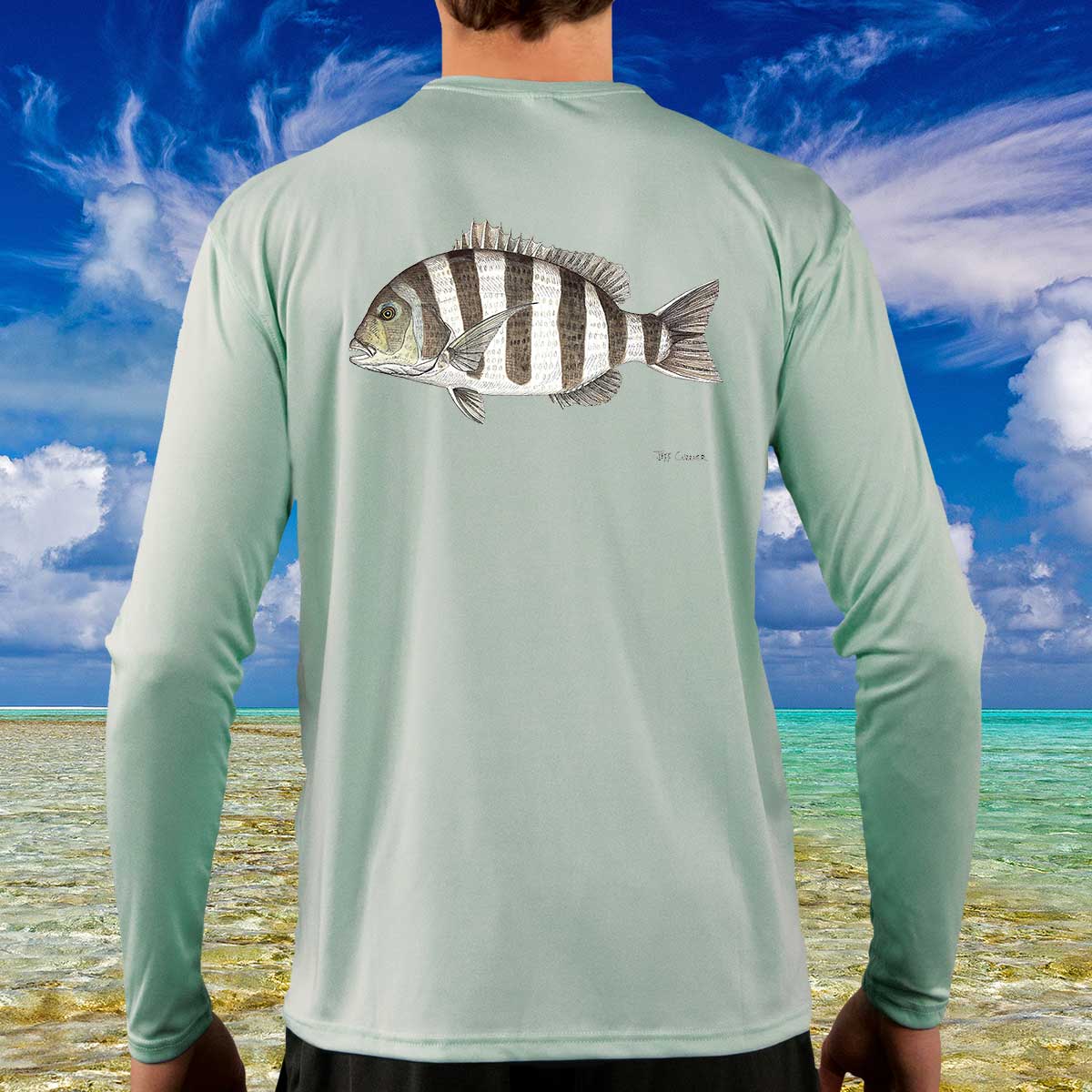 Sheepshead | Solar Long Sleeve Shirt - Image 3