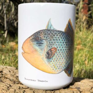 Yellowmargin Triggerfish | Coffee Mug | Jeff Currier