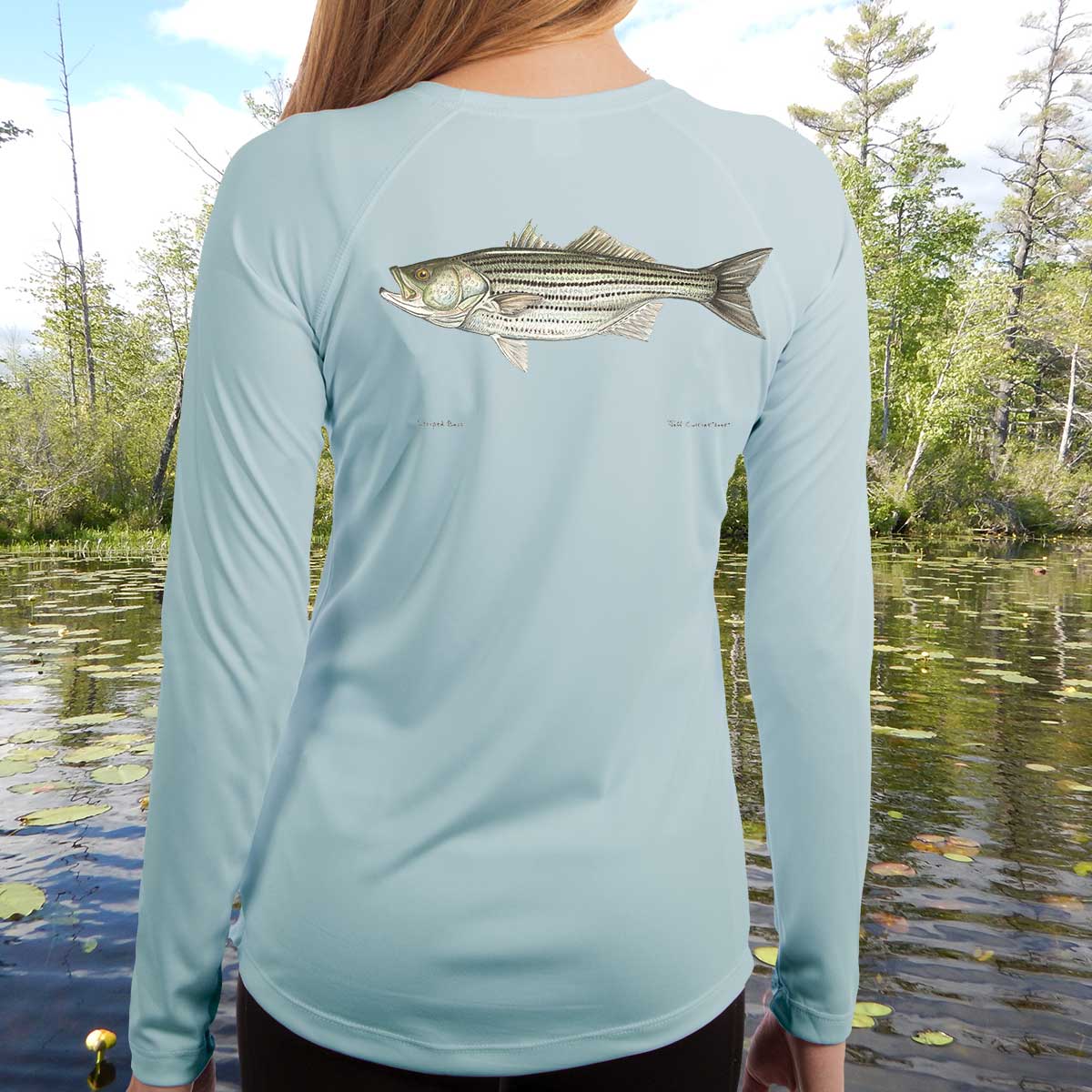 Striped Bass | Ladies Solar Long Sleeve Shirt - Image 3