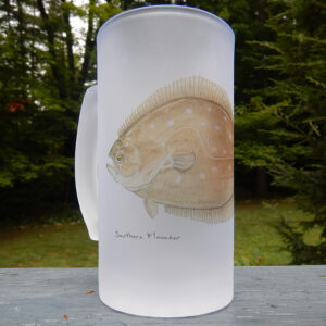 Flounder | Frosted Mug | Jeff Currier