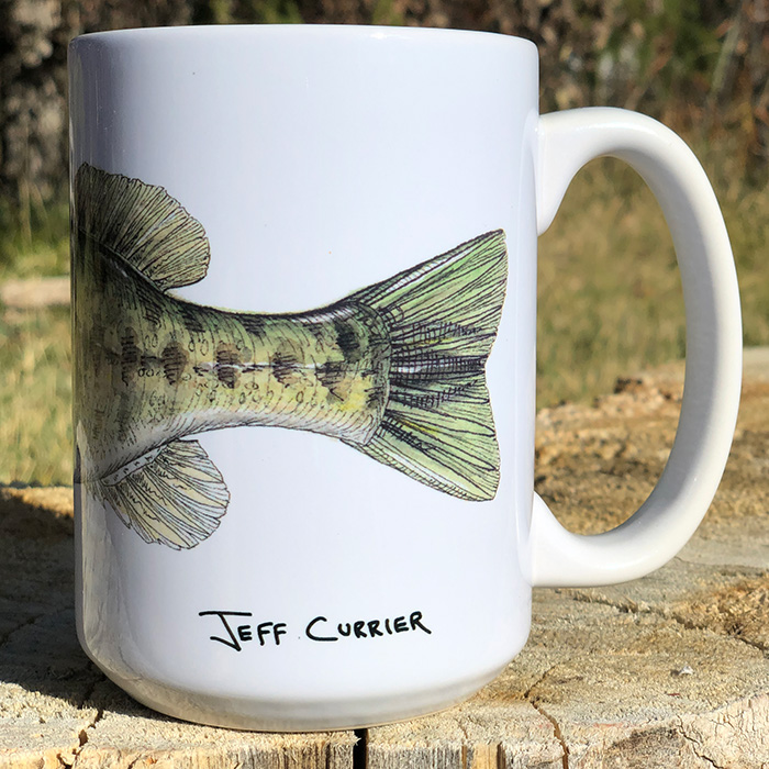 Guadalupe Bass | Coffee Mug | Jeff Currier - Image 2