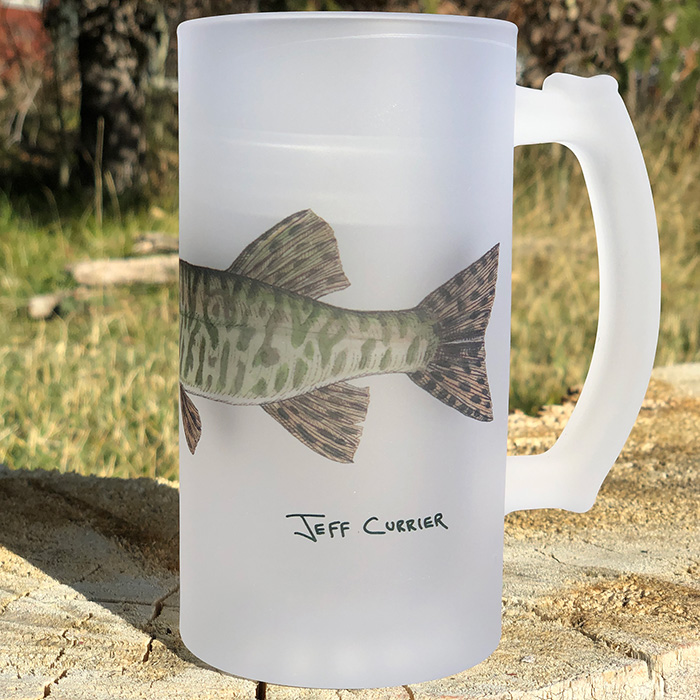 Tiger Muskie | Frosted Mug | Jeff Currier - Image 2