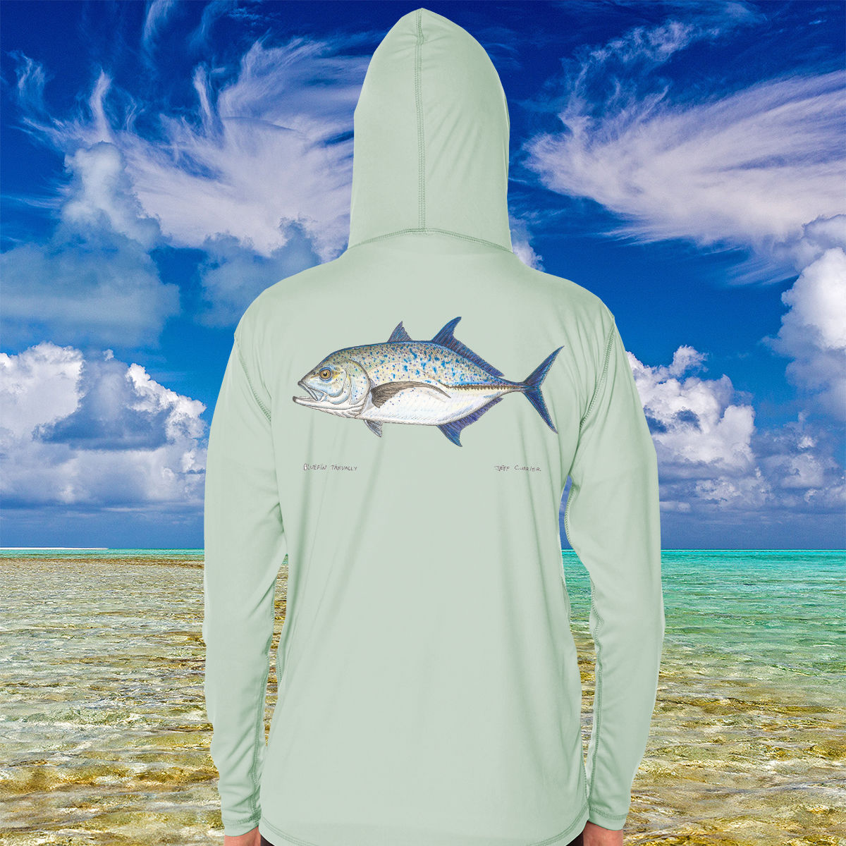 Bluefin Trevally | Solar Hoodie - Image 3